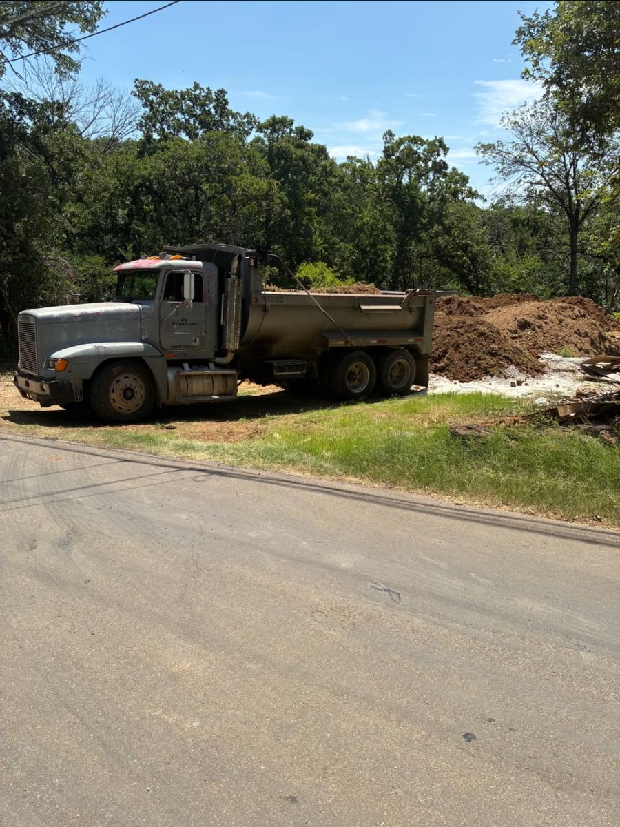 One of our trucks on a real delivery